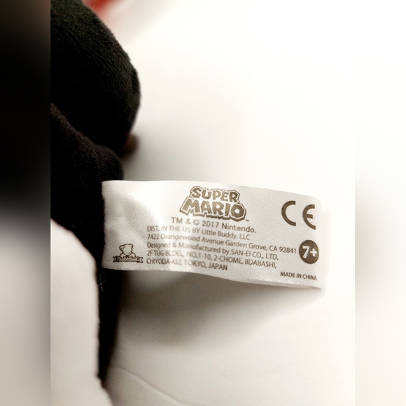 Lot of 2 Genuine Nintendo Super Mario Plush Fire Mario and Bullet Bill Plush - Picture 6 of 7